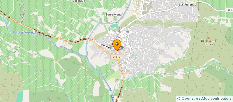 localisation de l'entreprise MADAME MIREILLE MONGERO à PIERREFEU-DU-VAR