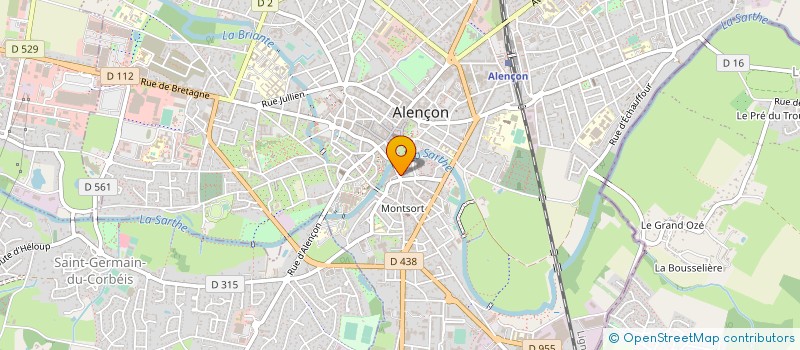 localisation de l'entreprise MADAME MIREILLE MONIETTE à ALENCON