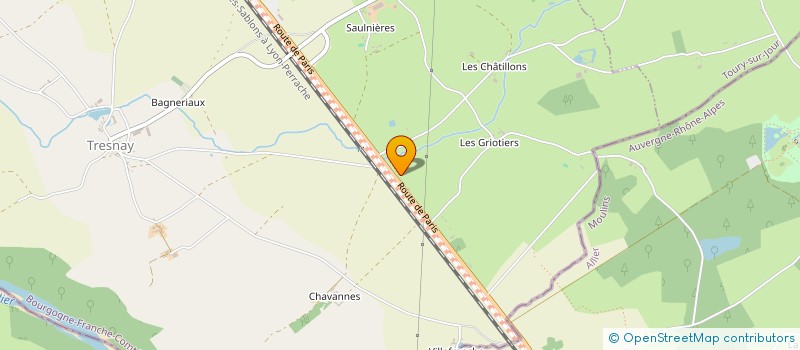 localisation de l'entreprise MADAME MIREILLE MONNERY à TRESNAY