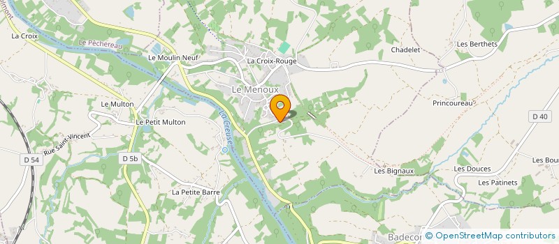 localisation de l'entreprise MADAME MIREILLE MORGAN-SMITH à LE MENOUX