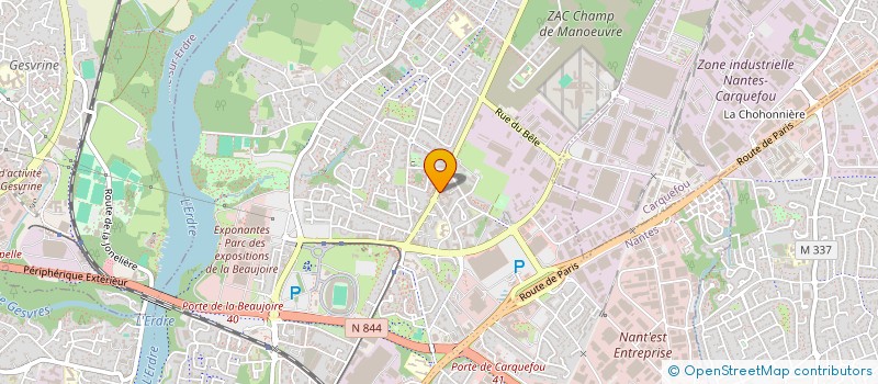 localisation de l'entreprise MADAME MIREILLE MORIN à NANTES