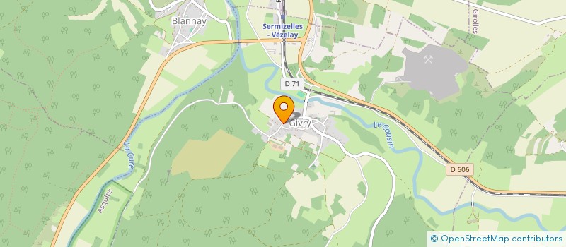 localisation de l'entreprise MADAME MIREILLE MOULARD à GIVRY