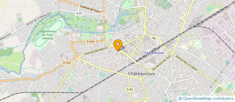 localisation de l'entreprise MADAME MIREILLE MOURE à CHATEAUROUX