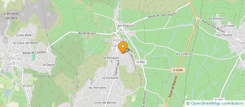 localisation de l'entreprise MADAME MIREILLE NASO  SAINT-HILAIRE-D'OZILHAN