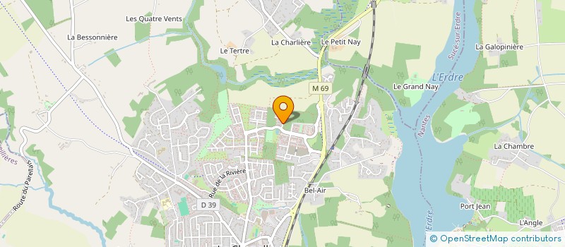 localisation de l'entreprise MADAME MIREILLE NIGNON à LA CHAPELLE-SUR-ERDRE