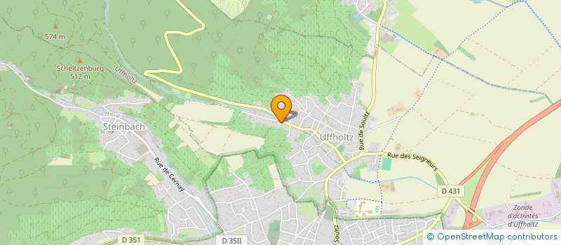 localisation de l'entreprise MADAME MIREILLE ORTSCHEID  UFFHOLTZ