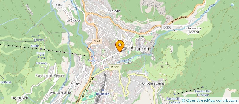 localisation de l'entreprise MADAME MIREILLE OZIOL à BRIANCON