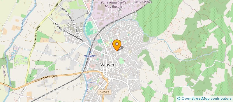 localisation de l'entreprise MADAME MIREILLE PARADIS à VAUVERT