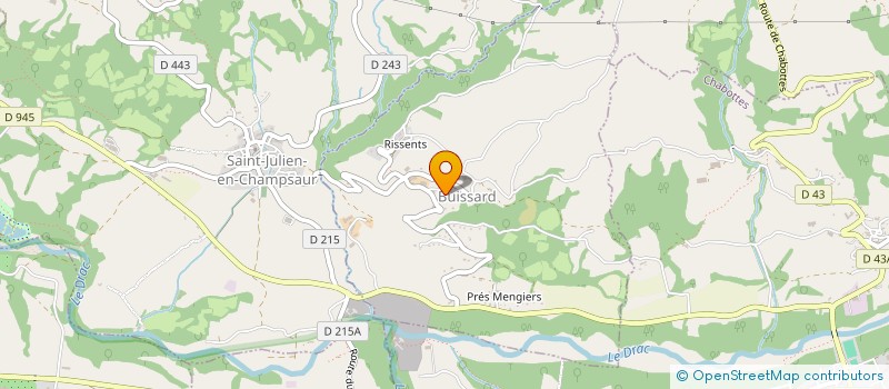 localisation de l'entreprise MADAME MIREILLE PASCAL  SAINT-BONNET-EN-CHAMPSAUR