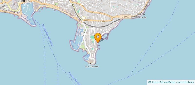 localisation de l'entreprise MADAME MIREILLE PAYOT à CANNES