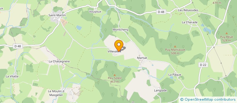 localisation de l'entreprise MADAME MIREILLE PEIGNIN à SAINT-VAURY