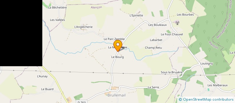 localisation de l'entreprise MADAME MIREILLE PENCOLE à COURTOMER