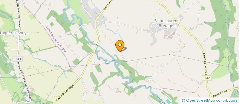 localisation de l'entreprise MADAME MIREILLE PHILIPPON à SAINT-LAURENT-BRETAGNE