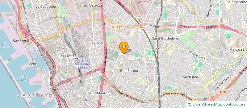 localisation de l'entreprise MADAME MIREILLE PIENOEL à MARSEILLE