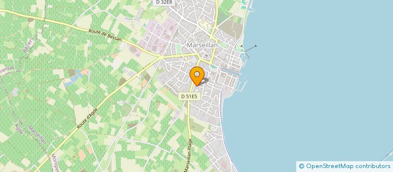 localisation de l'entreprise MADAME MIREILLE PIWETZ à MARSEILLAN