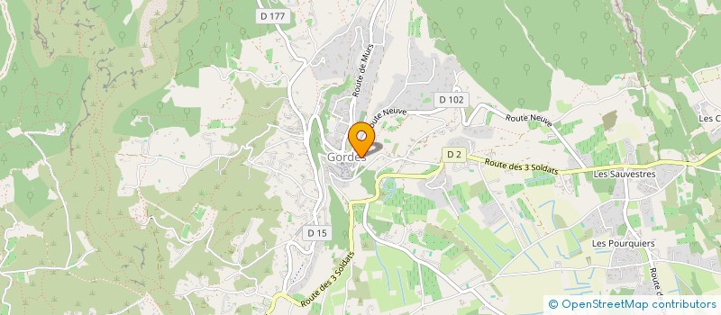 localisation de l'entreprise MADAME MIREILLE PLAT à GORDES