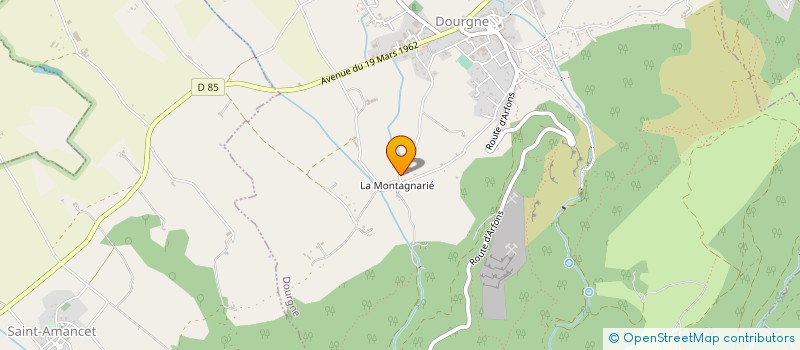 localisation de l'entreprise MADAME MIREILLE PONS  DOURGNE