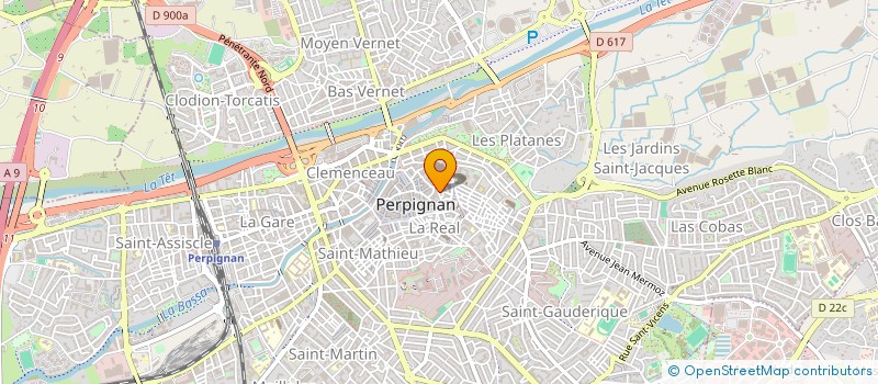 localisation de l'entreprise MADAME MIREILLE POST  PERPIGNAN