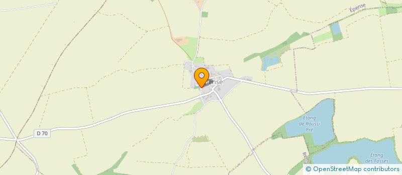 localisation de l'entreprise MADAME MIREILLE POTTIEZ  EPENSE