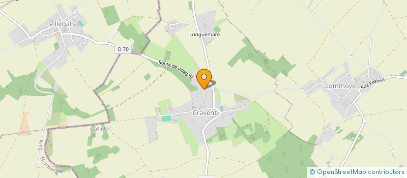 localisation de l'entreprise MADAME MIREILLE PREIRA  CRAVENT