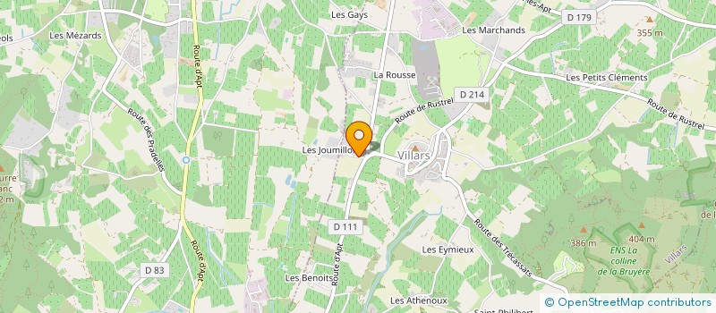 localisation de l'entreprise MADAME MIREILLE PRETE  RUSTREL