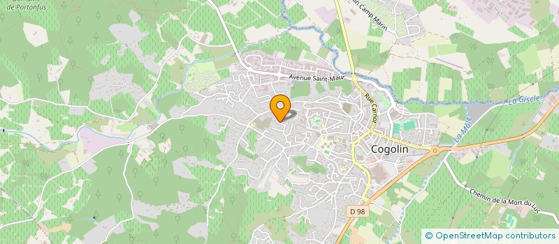 localisation de l'entreprise MADAME MIREILLE PROHOM à COGOLIN