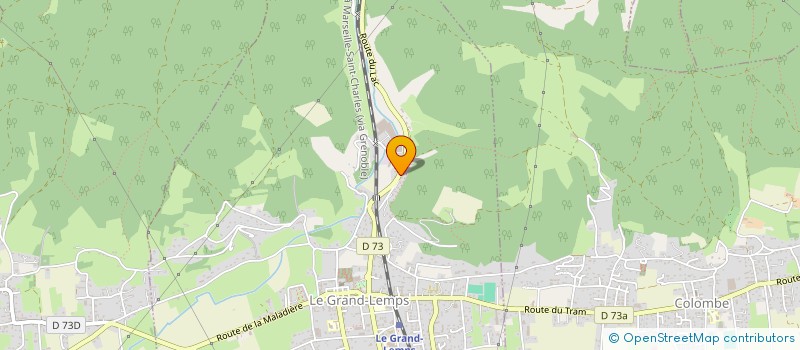 localisation de l'entreprise MADAME MIREILLE PRUDHOMME  LE GRAND-LEMPS