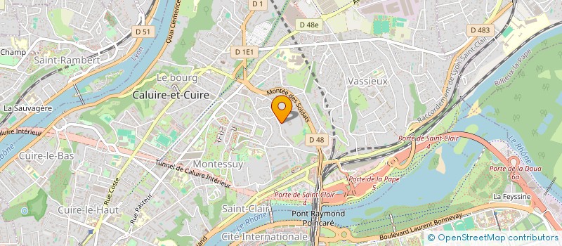 localisation de l'entreprise MADAME MIREILLE QUINSON à CALUIRE-ET-CUIRE