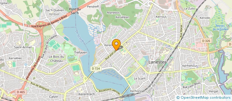 localisation de l'entreprise MADAME MIREILLE QUINTIN  LANESTER