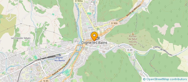 localisation de l'entreprise MADAME MIREILLE RAIMONDEZ à DIGNE-LES-BAINS