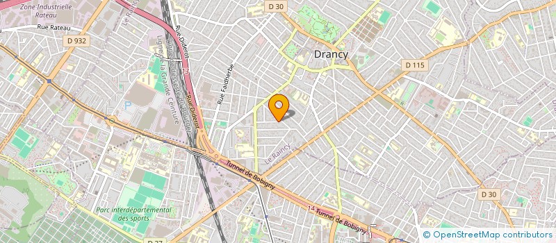 localisation de l'entreprise MADAME MIREILLE RANCHIN à DRANCY