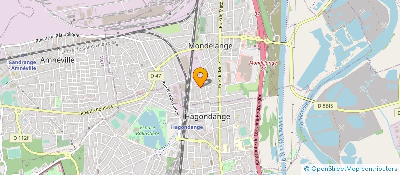 localisation de l'entreprise MADAME MIREILLE RANIERI à MONDELANGE