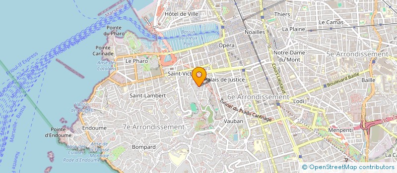 localisation de l'entreprise MADAME MIREILLE REBOUL à MARSEILLE