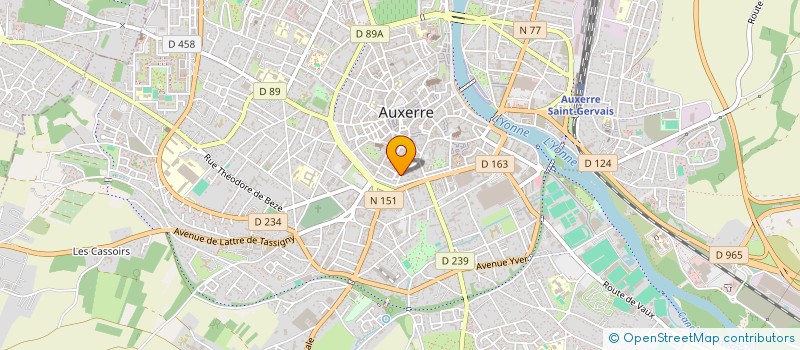 localisation de l'entreprise MADAME MIREILLE REBOUL à AUXERRE