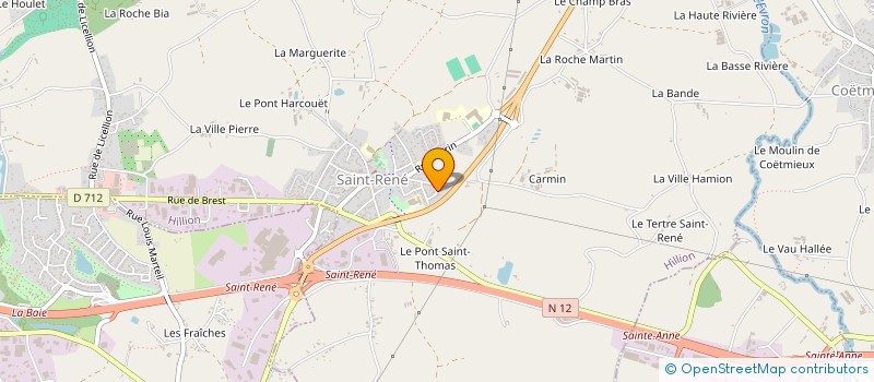 localisation de l'entreprise MADAME MIREILLE RENAULT  HILLION