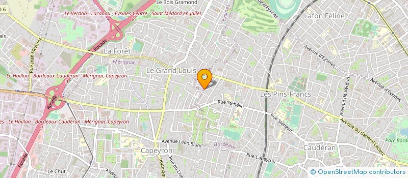 localisation de l'entreprise MADAME MIREILLE RENON à BORDEAUX