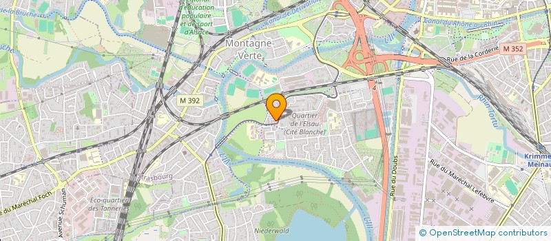 localisation de l'entreprise MADAME MIREILLE RICHARD à STRASBOURG