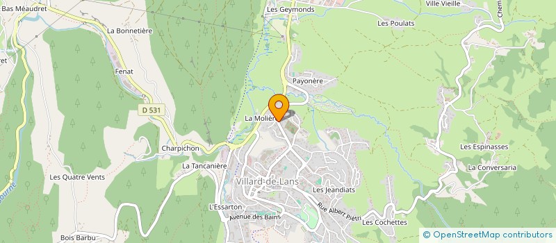 localisation de l'entreprise MADAME MIREILLE RISTORCELLI  VILLARD-DE-LANS