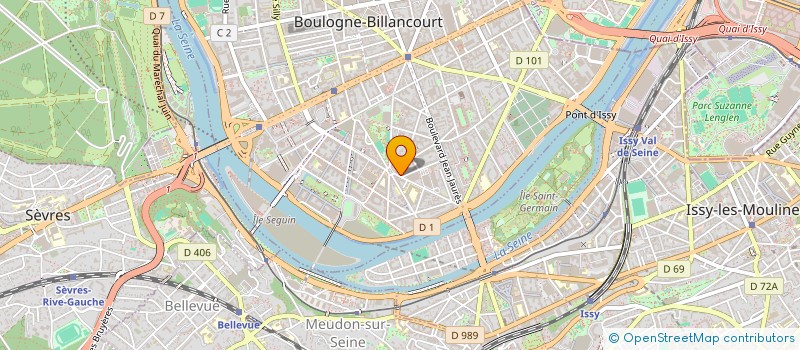 localisation de l'entreprise MADAME MIREILLE RIUS à BOULOGNE-BILLANCOURT