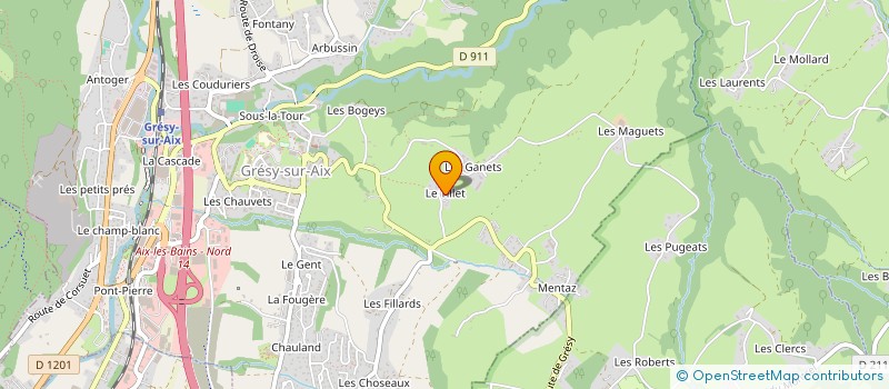 localisation de l'entreprise MADAME MIREILLE ROBBIO à GRESY-SUR-AIX