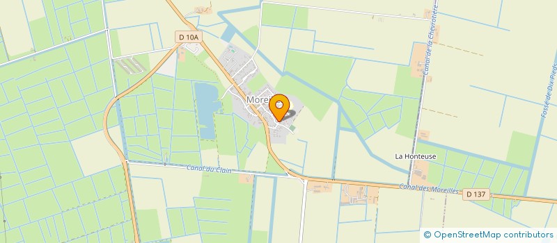 localisation de l'entreprise MADAME MIREILLE ROBERGEAU  CHAMPAGNE-LES-MARAIS