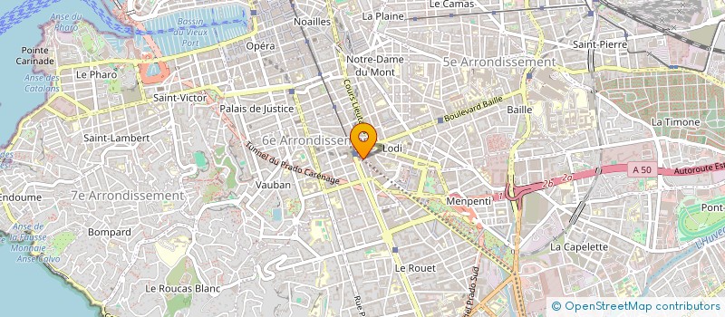 localisation de l'entreprise MADAME MIREILLE ROCCASERRA à MARSEILLE