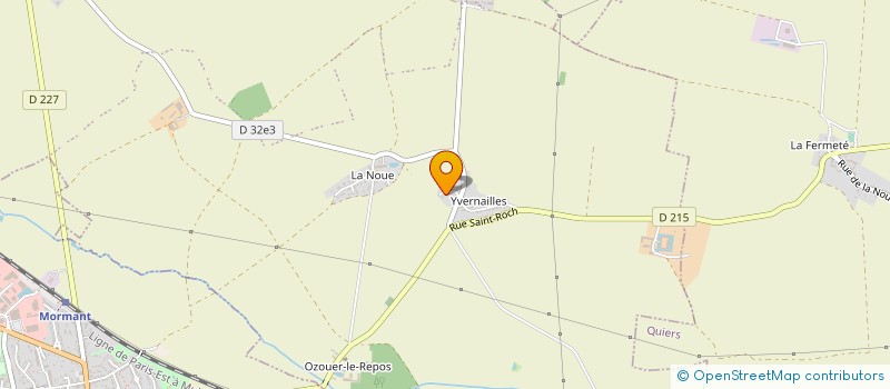 localisation de l'entreprise MADAME MIREILLE ROQUET à AUBEPIERRE-OZOUER-LE-REPOS