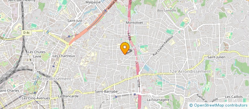 localisation de l'entreprise MADAME MIREILLE ROSSETTI à MARSEILLE
