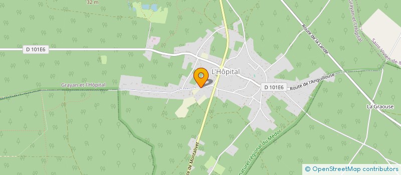 localisation de l'entreprise MADAME MIREILLE ROUCHON  GRAYAN-ET-L'HOPITAL