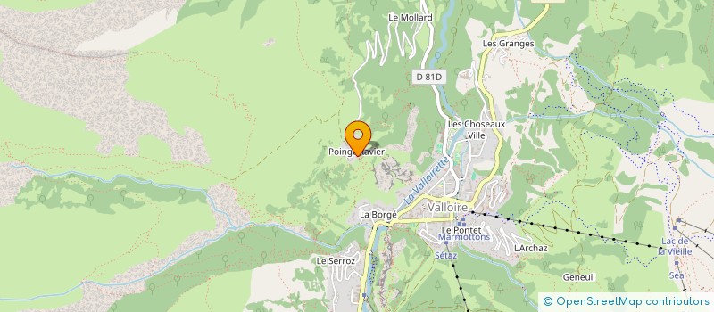 localisation de l'entreprise MADAME MIREILLE ROUX  VALLOIRE