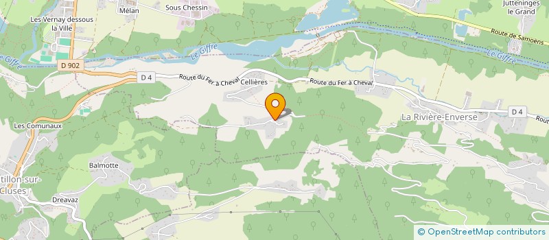 localisation de l'entreprise MADAME MIREILLE RUCHE  LA RIVIERE-ENVERSE