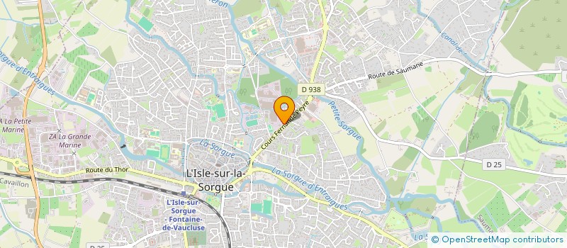 localisation de l'entreprise MADAME MIREILLE RUIZ  L'ISLE-SUR-LA-SORGUE