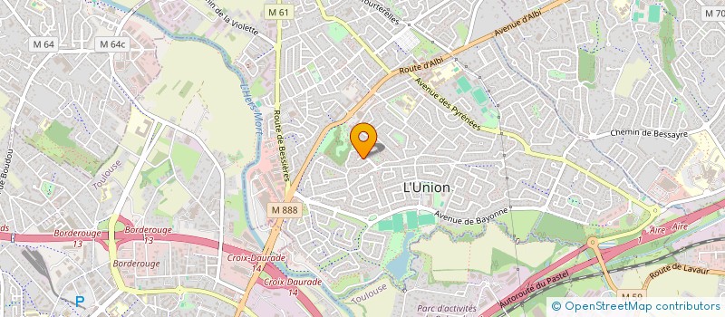 localisation de l'entreprise MADAME MIREILLE RUTTENS à L'UNION