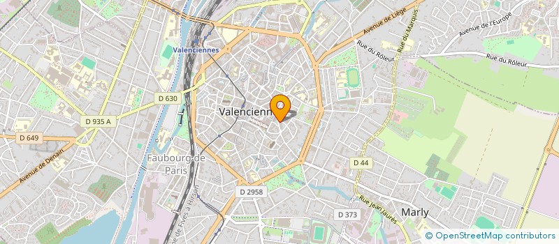 localisation de l'entreprise MADAME MIREILLE SACRE  VALENCIENNES